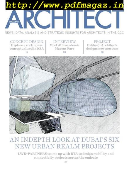 Architect Middle East – July 2019 Cover