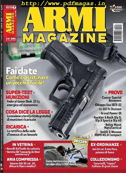 Armi Magazine – Luglio 2019 Cover