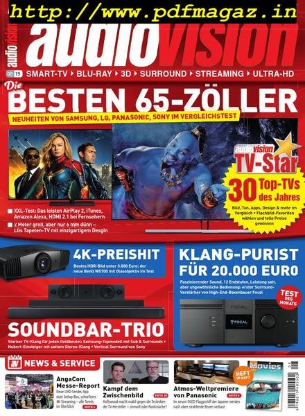 Audiovision – August 2019 Cover