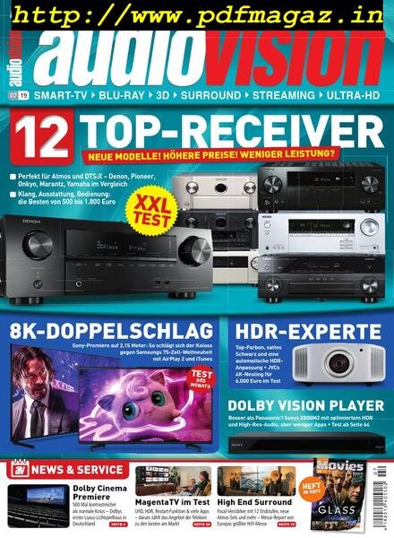 Audiovision – Juli 2019 Cover
