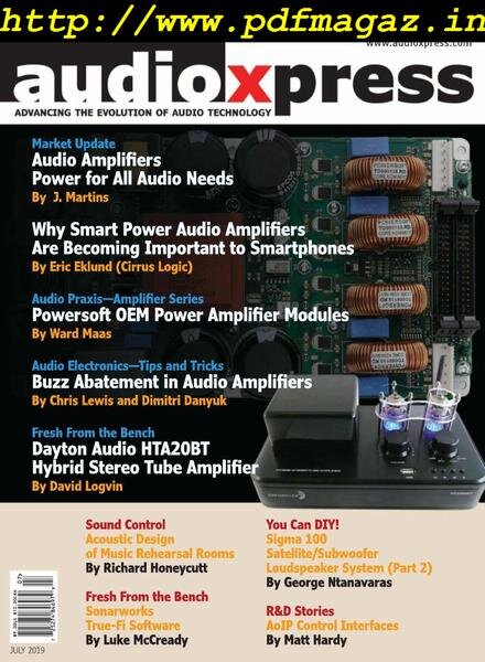 audioXpress – July 2019 Cover
