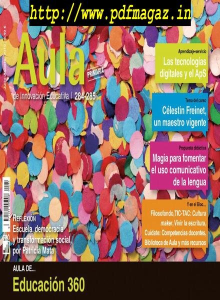 Aula de Innovacion Educativa – julio-agosto 2019 Cover