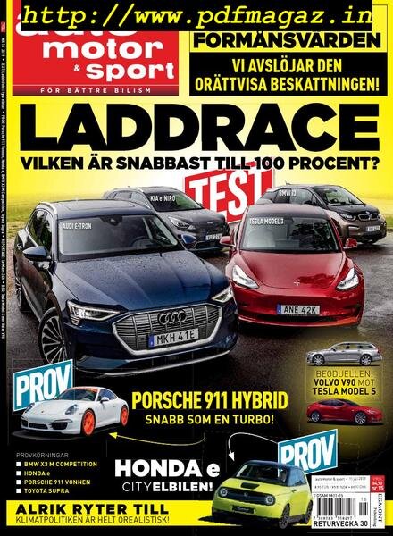 Auto Motor & Sport Sverige – 11 juli 2019 Cover