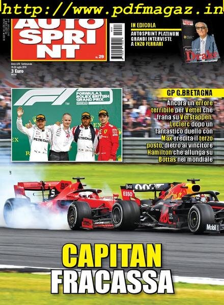 Auto Sprint – 16 Luglio 2019 Cover