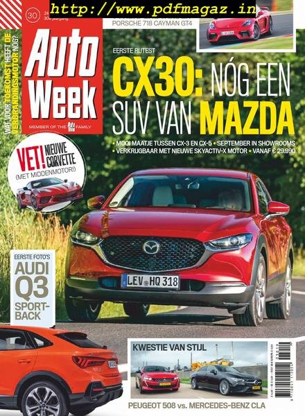 AutoWeek Netherlands – 24 juli 2019 Cover