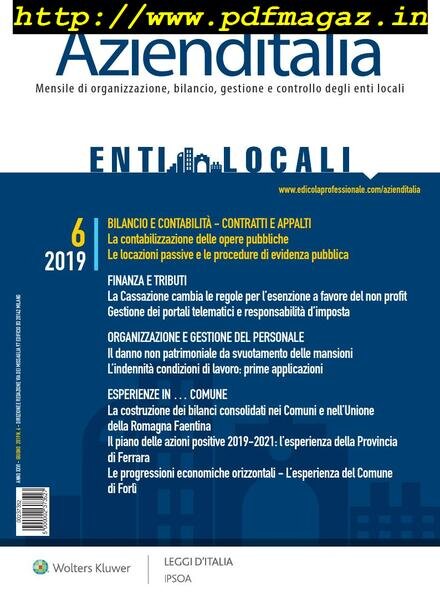 Azienditalia – Giugno 2019 Cover