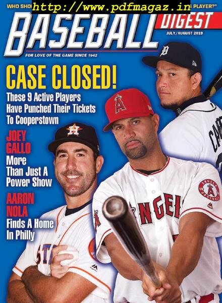 Baseball Digest – July-August 2019 Cover