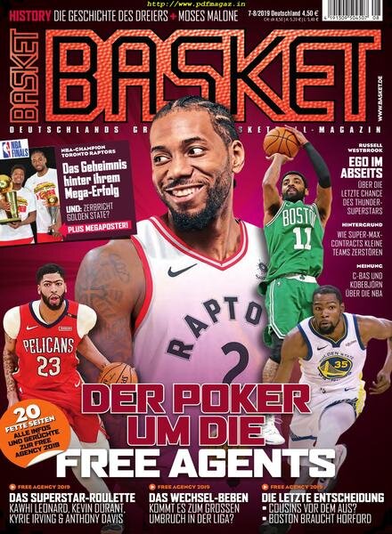 Basket Germany – August 2019 Cover