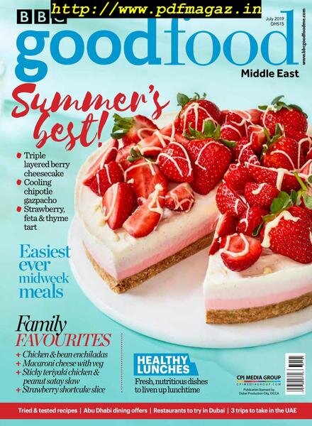 BBC Good Food Middle East – July 2019 Cover
