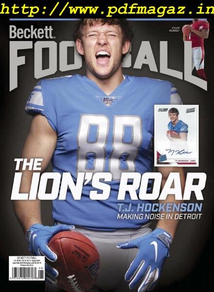 Beckett Football – August 2019 Cover