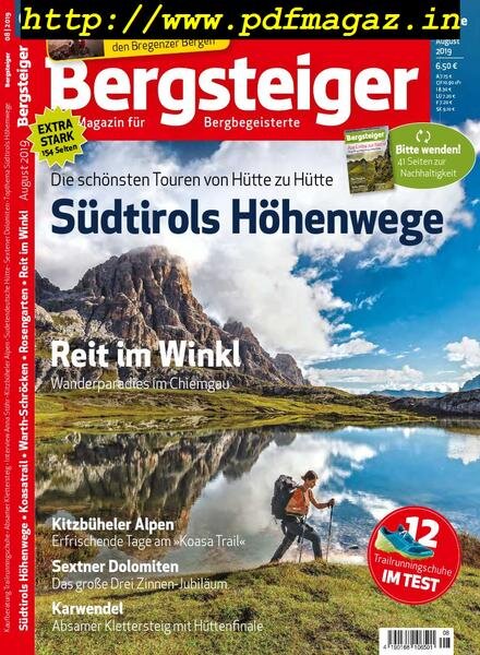 Bergsteiger – Juli 2019 Cover