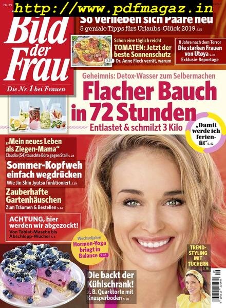 Bild der Frau – 12 Juli 2019 Cover