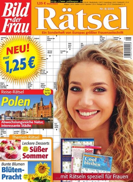 Bild der Frau Ratsel – August 2019 Cover