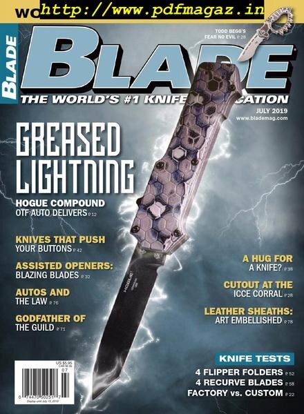 Blade – July 2019 Cover