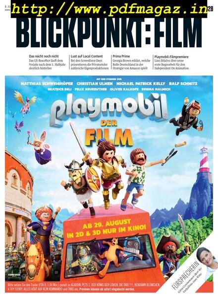 Blickpunkt Film – 8 Juli 2019 Cover