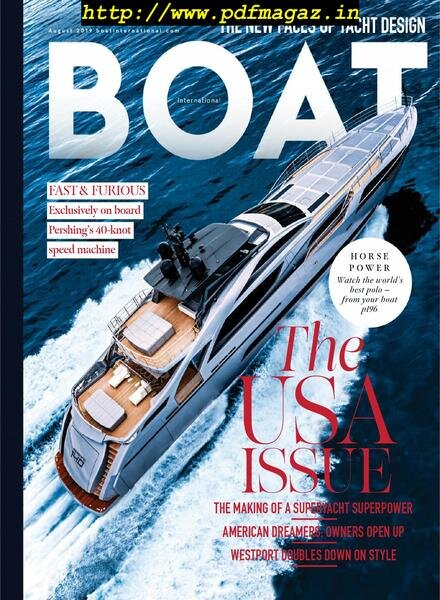 Boat International – August 2019 Cover