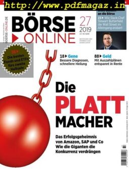 BOrse Online – 04 Juli 2019