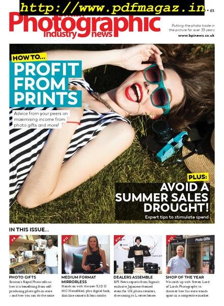 British Photographic Industry News – July-August 2019 Cover