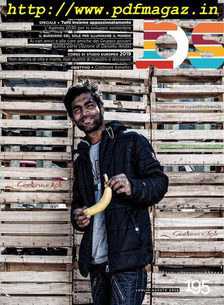 Buddismo e Societa – Luglio-Agosto 2019 Cover