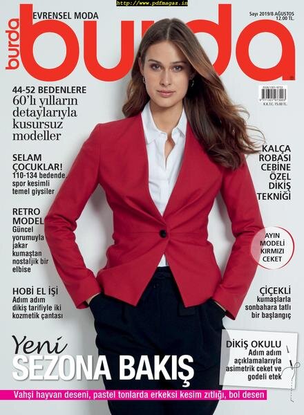 Burda Turkiye – 01 Agustos 2019 Cover