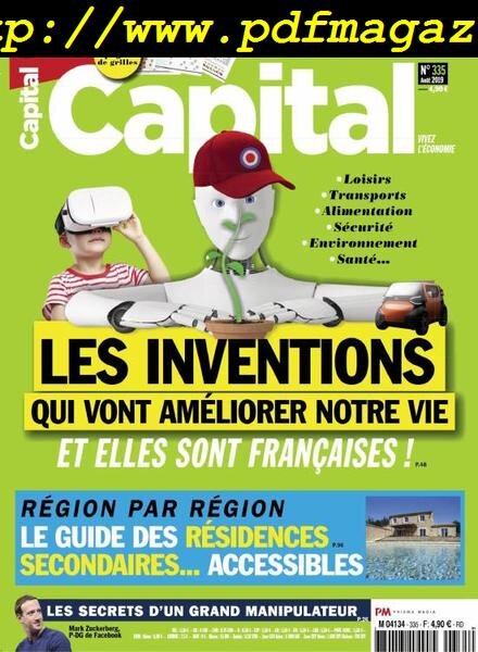 Capital France – Aout 2019 Cover