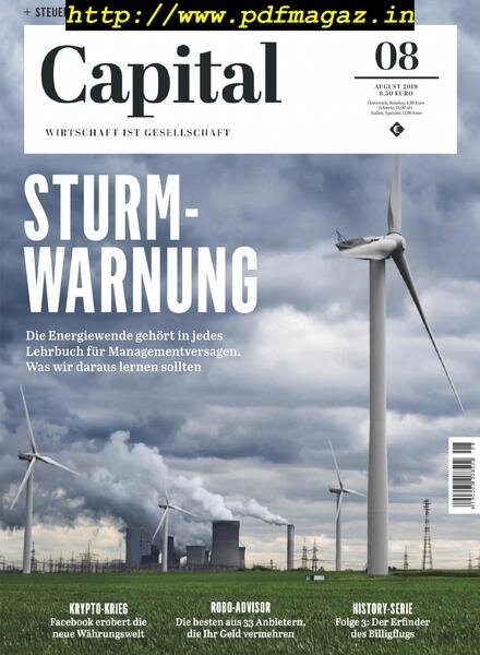 Capital Germany – August 2019 Cover