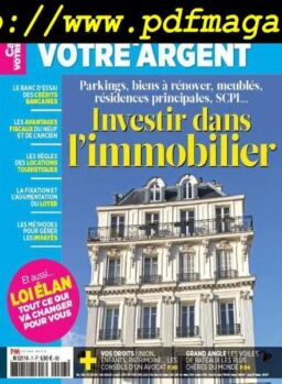 Capital Votre Argent – Juillet-Septembre 2019