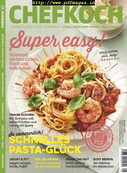 Chefkoch – August 2019 Cover
