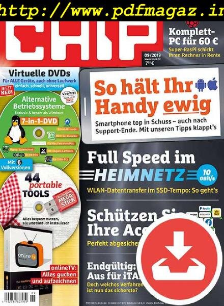 Chip Germany – September 2019 Cover