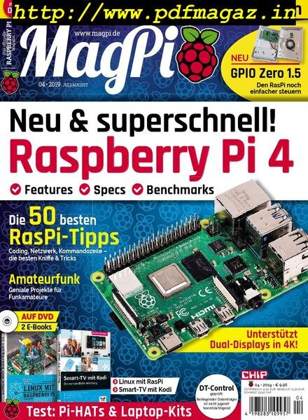 Chip MagPi – Juli-August 2019 Cover