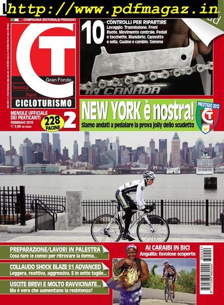 Cicloturismo – Febbraio 2013 Cover