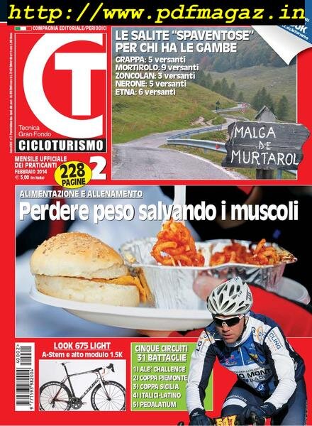 Cicloturismo – Febbraio 2014 Cover