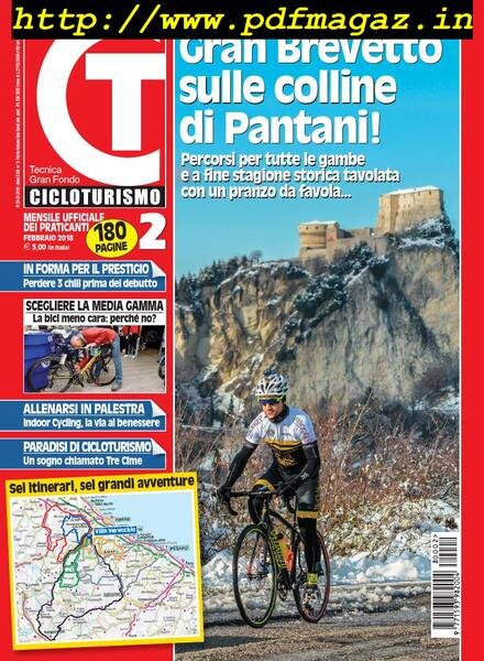 Cicloturismo – Febbraio 2018 Cover
