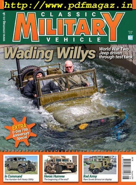 Classic Military Vehicle – August 2019 Cover