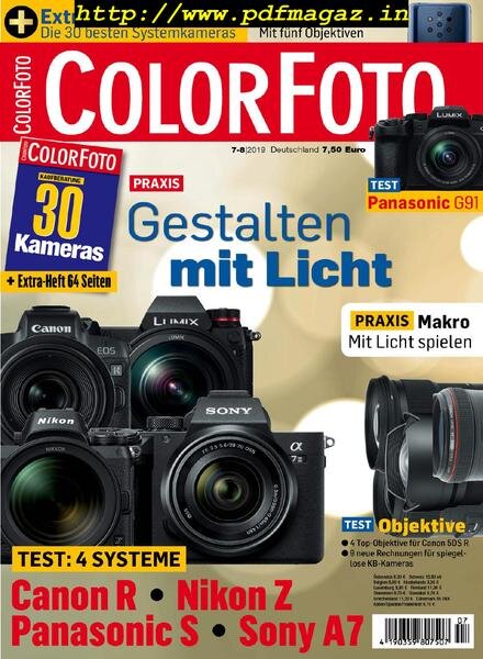 ColorFoto – Juli 2019 Cover