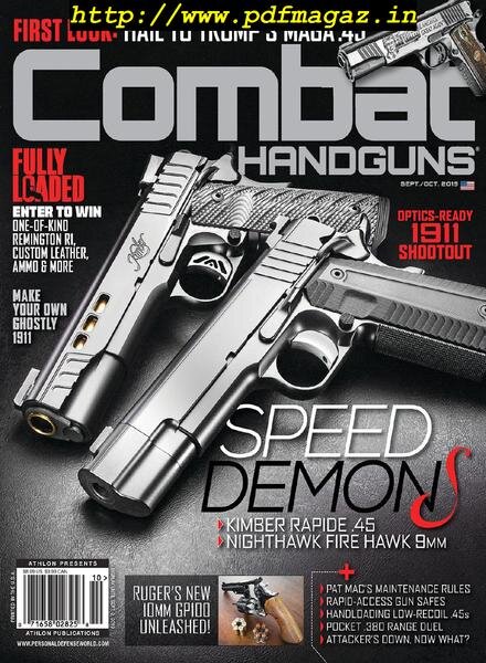 Combat Handguns – September 2019 Cover