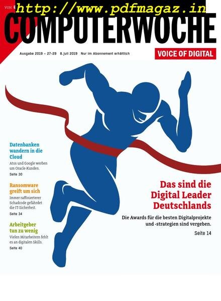 Computerwoche – 08. Juli 2019 Cover