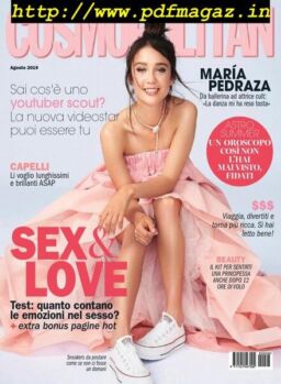 Cosmopolitan Italia – agosto 2019