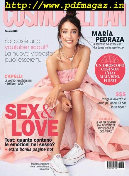 Cosmopolitan Italia – agosto 2019 Cover