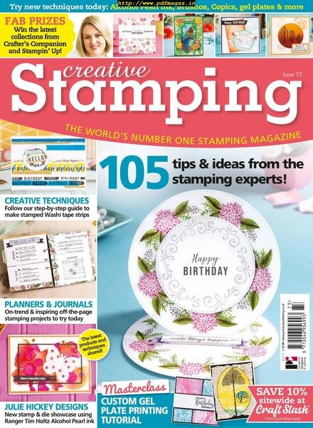 Creative Stamping – July 2019 Cover