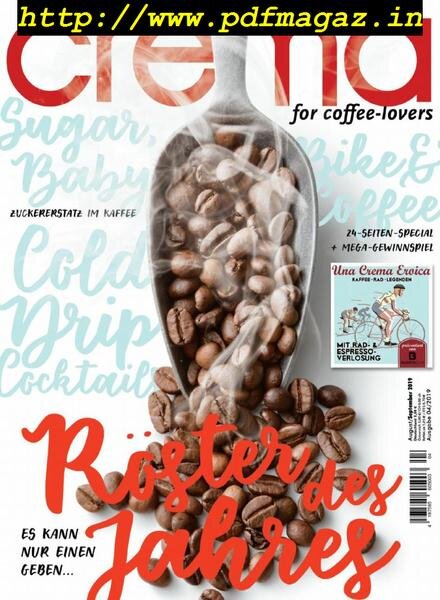crema – August-September 2019 Cover