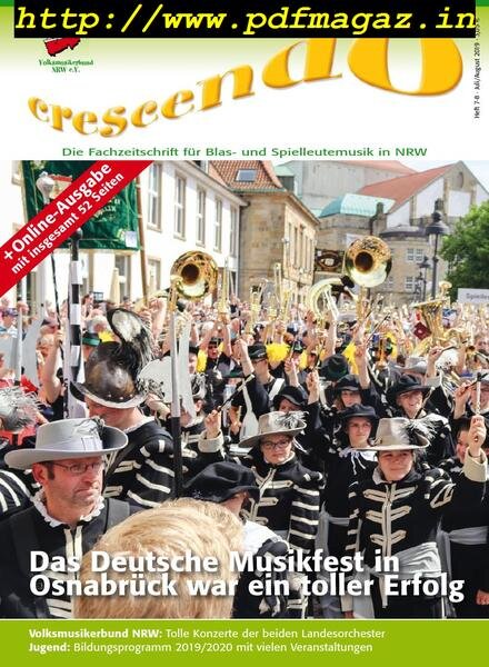 Crescendo – Juni 2019 Cover