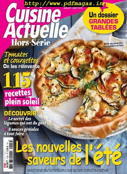 Cuisine Actuelle – Hors-Serie – Juillet-Aout 2019 Cover