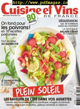 Cuisine et Vins de France – juillet 2019