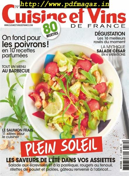 Cuisine et Vins de France – juillet 2019 Cover