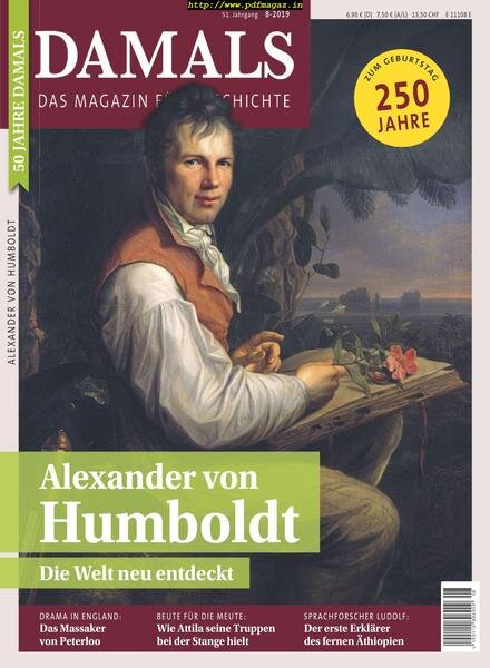 Damals – August 2019 Cover
