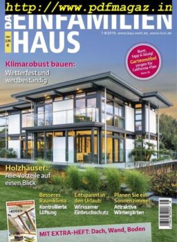 Das Einfamilienhaus – Juli 2019