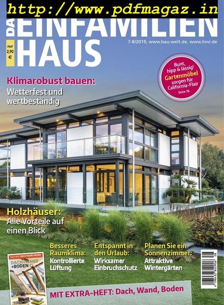 Das Einfamilienhaus – Juli 2019 Cover