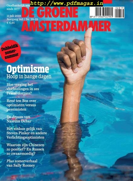 De Groene Amsterdammer – 12 juli 2019 Cover