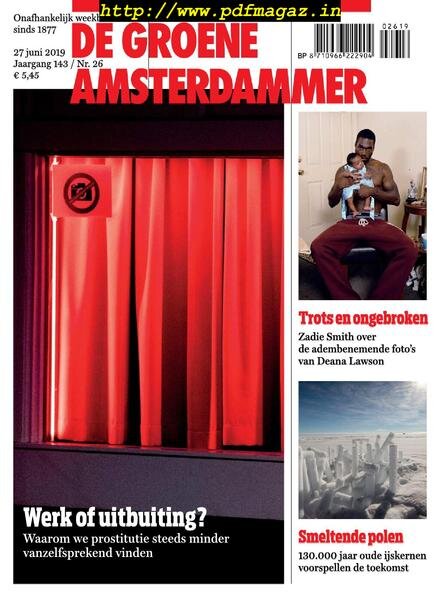 De Groene Amsterdammer – 28 juni 2019 Cover